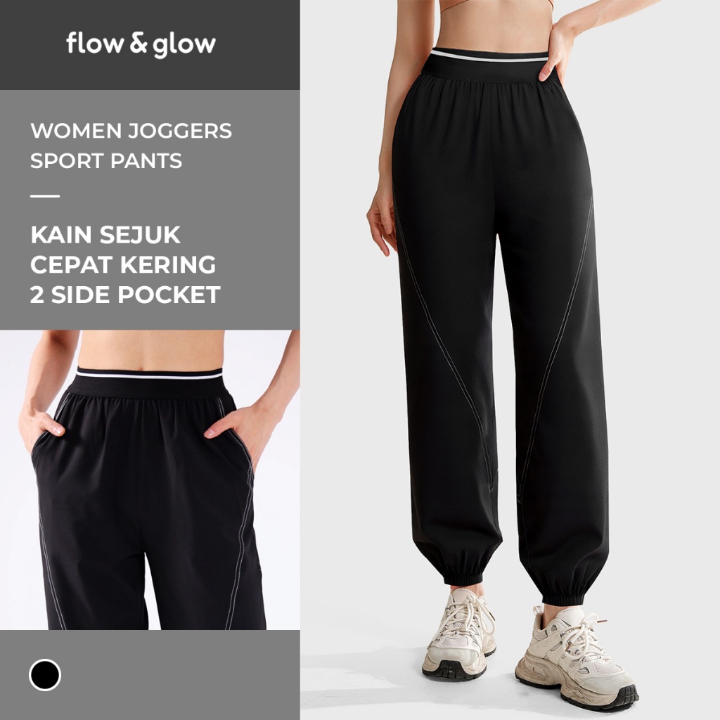 FLOW&GLOW Women Joggers Sport Track Pants WPA002