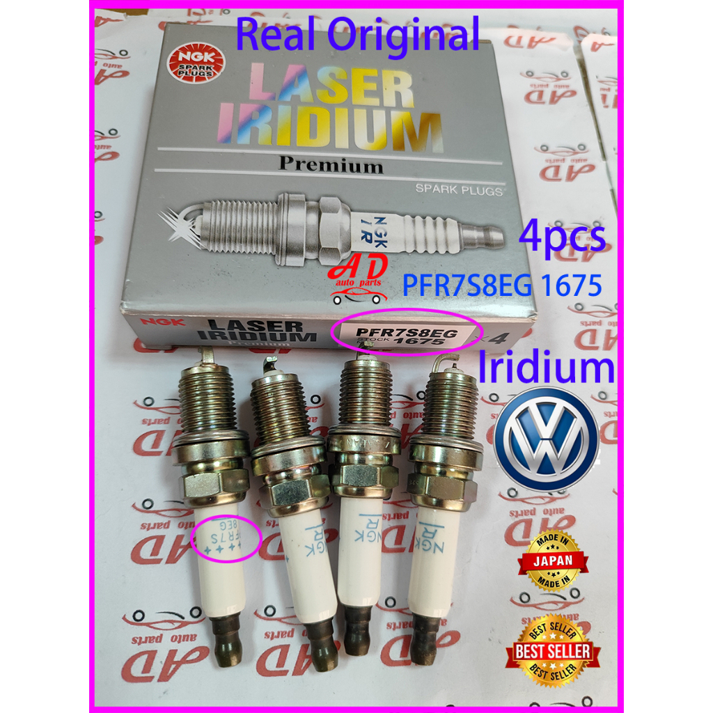 LASER IRIDIUM NGK SPARK PLUG 4PCS Audi A1 2011-2014 2.0 TFSI/A3 (8P) 2005-2013 1.8 2.0 TFSI/10190563
