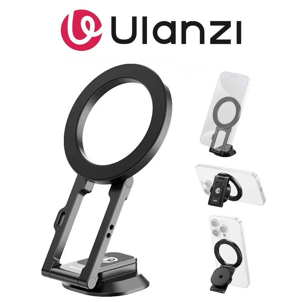 Ulanzi MA50 Uka ที่วางโทรศัพท์แบบแม่เหล็กขาตั้งฐานสําหรับสมาร์ทโฟนมือถือ
