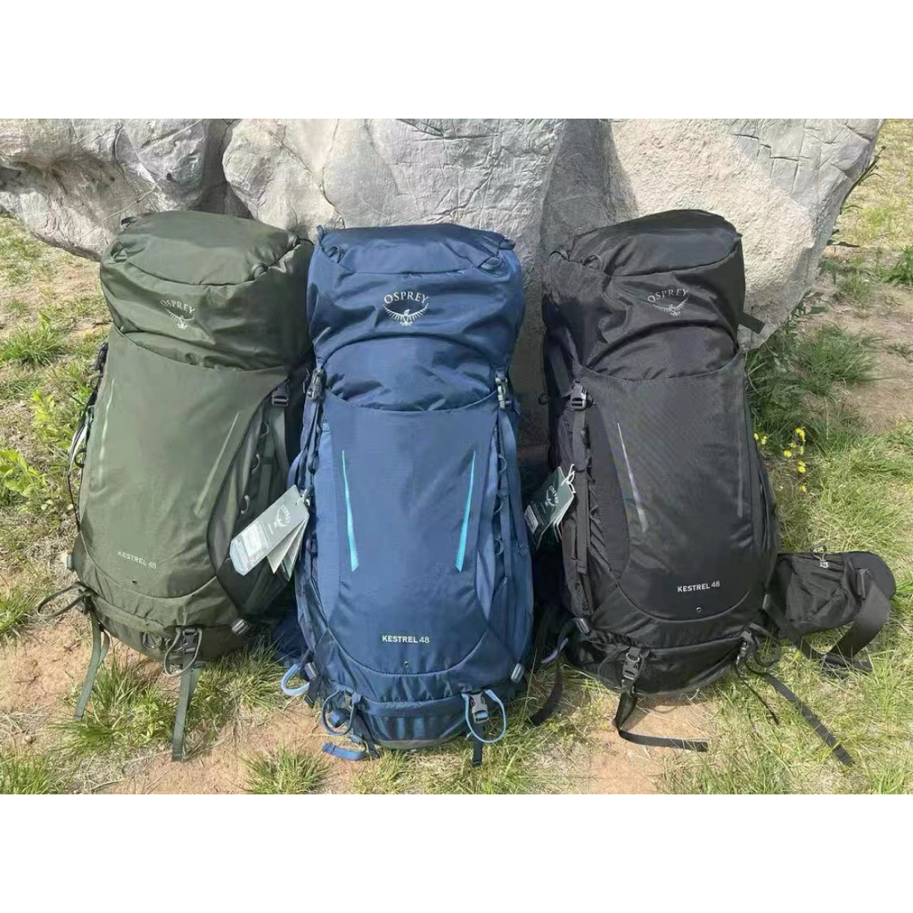 5TH Generation Osprey Kestrel 48L outdoor/travel Backpack Raincover รวมอยู่ด้วย