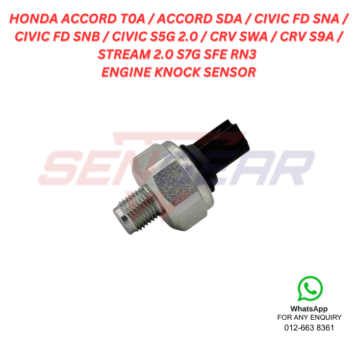 HONDA ACCORD T0A/SDA/CIVIC FD SNA/FD SNB/S5G 2.0/CRV SWA/S9A/STREAM 2.0 S7G SFE RN3 เซ็นเซอร์เครื่อง