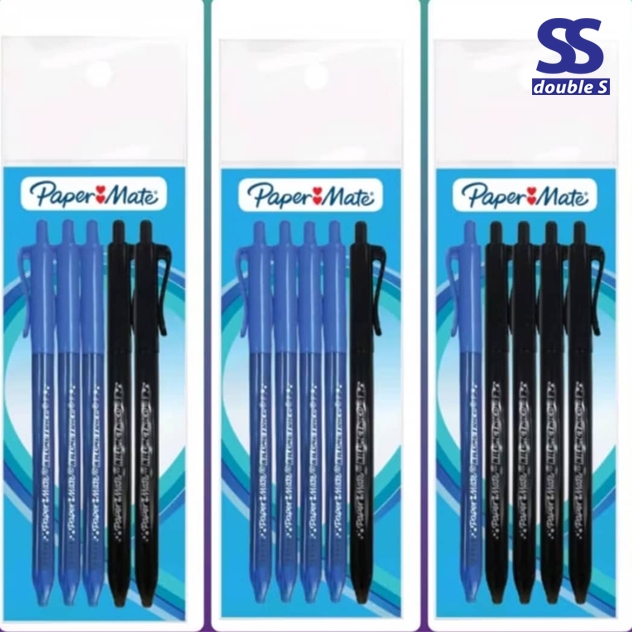 PAPERMATE PEN CLICK KILOMETRICO RT 0.7MM SET 5 IN 1