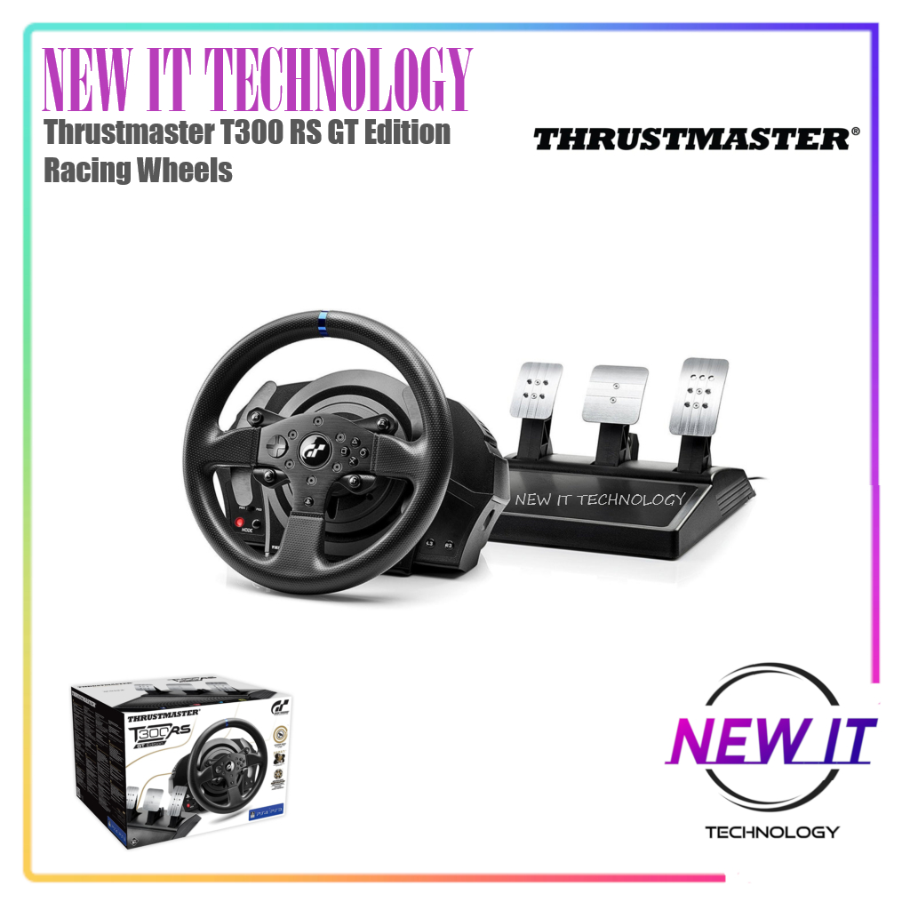 Thrustmaster T300 RS GT Edition Simulator Racing Wheels ชุดเหยียบสําหรับเล่นเกม - สําหรับ PC, PS3, P