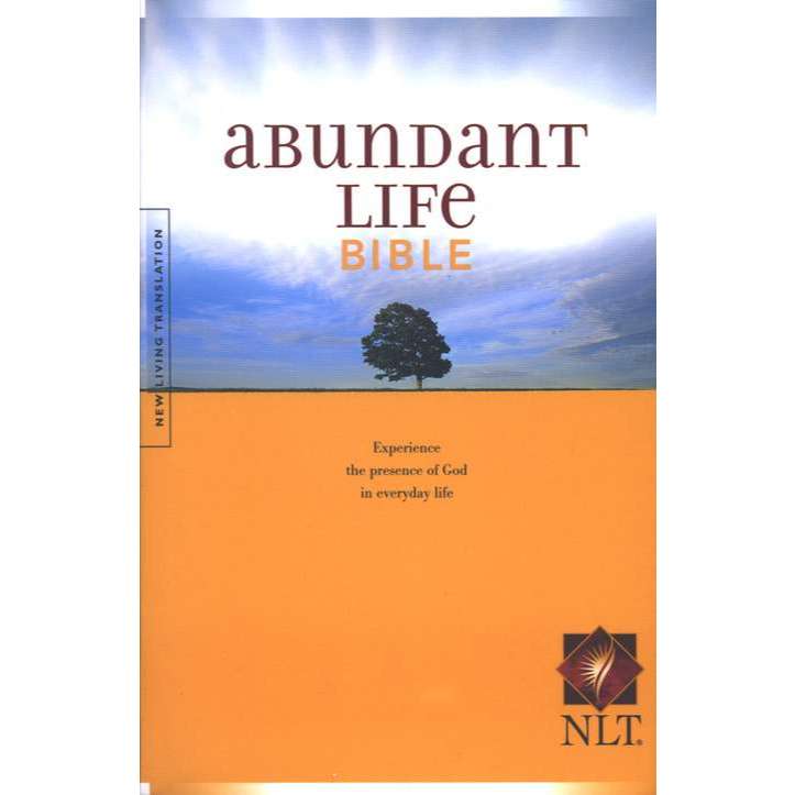 NLT Abundant Life Bible * ปกอ่อน * พระคัมภีร์ภาษาอังกฤษ* หนังสือ * คริสเตียน * สมบัติ Chosen