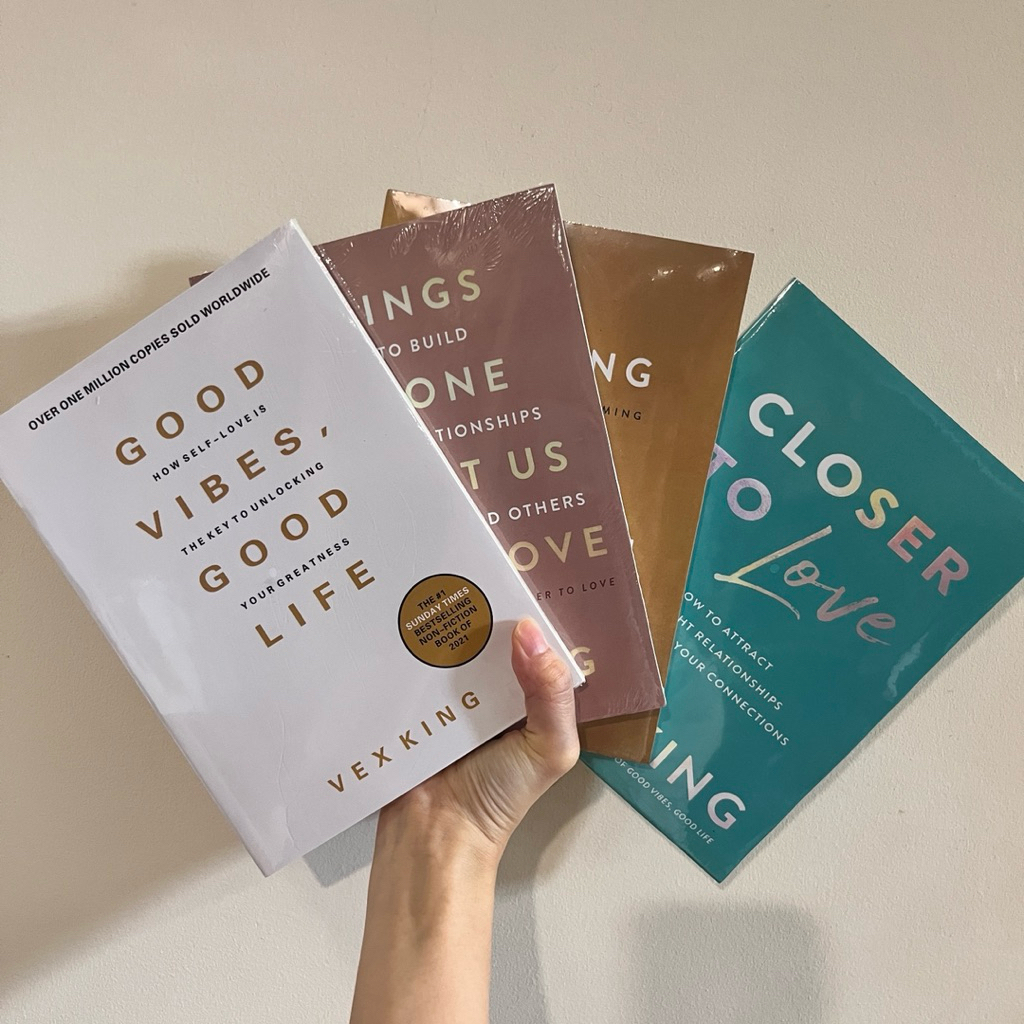 ENG KL Vex King Four Books Bundle - Good Vibes, Thing no one, Healing is the New High,Closver to love