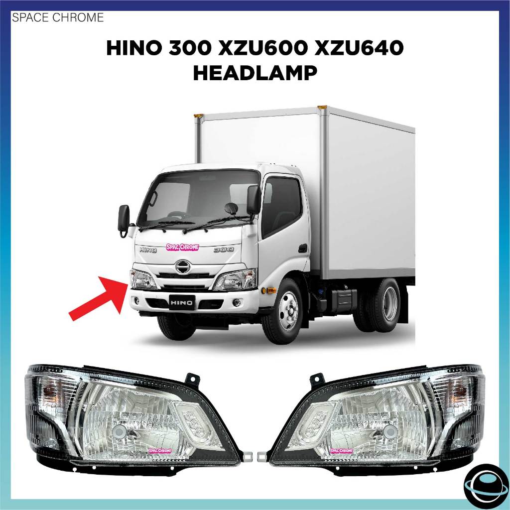 HINO 300 XZU600 XZU640 HEADLAMP คุณภาพสูง