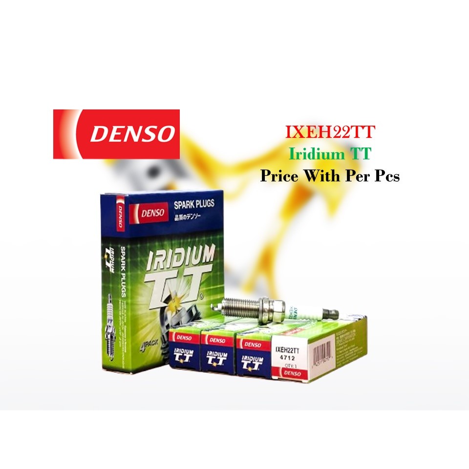 IXEH22TT หัวเทียน DENSO Iridium TT - Aruz Ativa Bezza Persona Saga VVT Iriz Exora Altis Avanza Sient