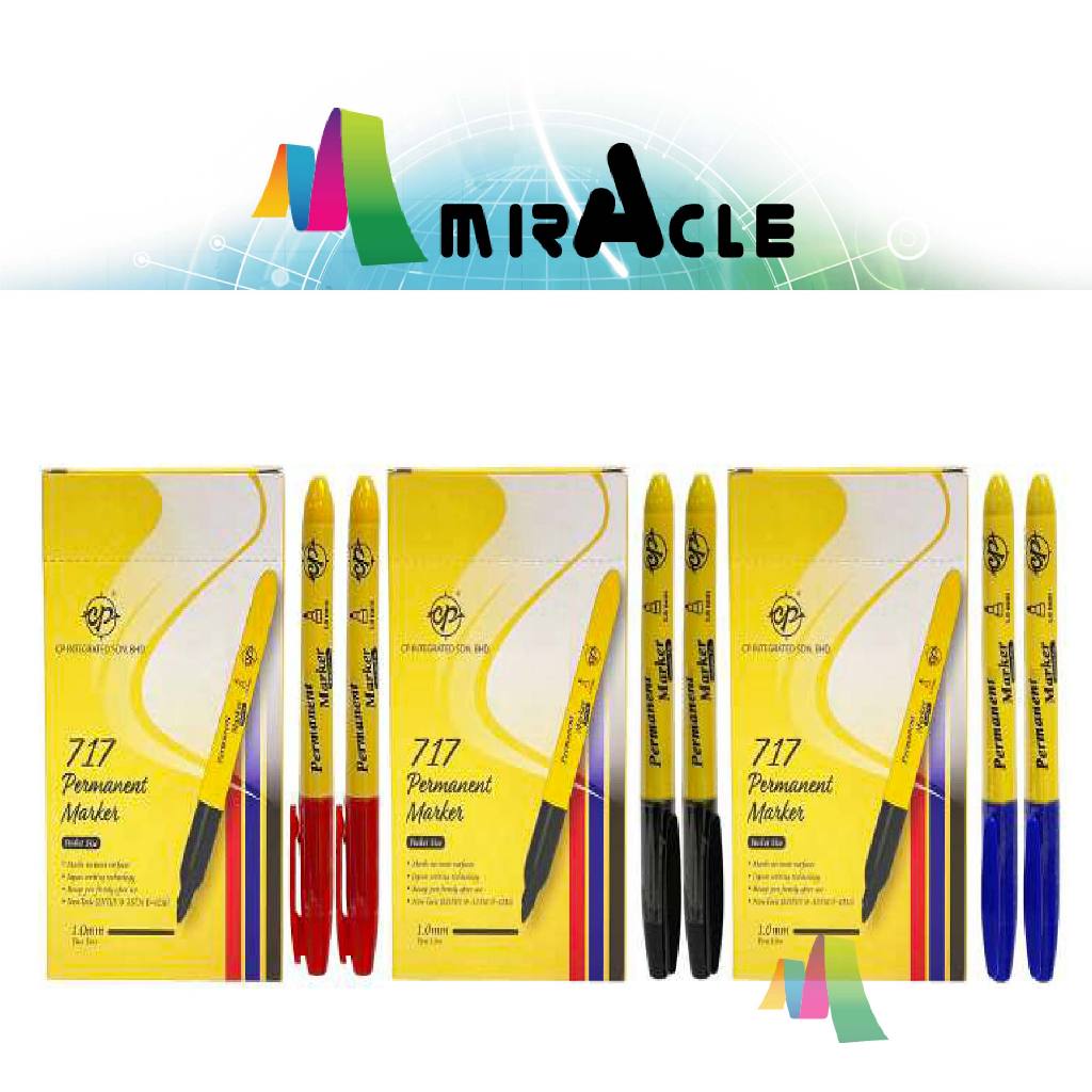 ปากกามาร์กเกอร์ถาวร 717 Pocket Marking Marker Maker ปากกา