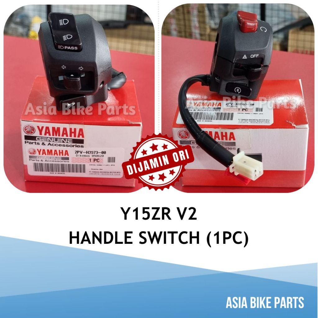 Yamaha Y15ZR V2 Handle Switch / Suis Signal Horn Starter - 2PV-H3963-00 / 2PV-H3973-00