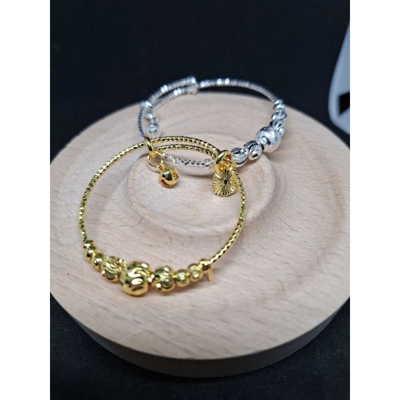 Sand Gold 18k - กําไลข้อมือเด็ก