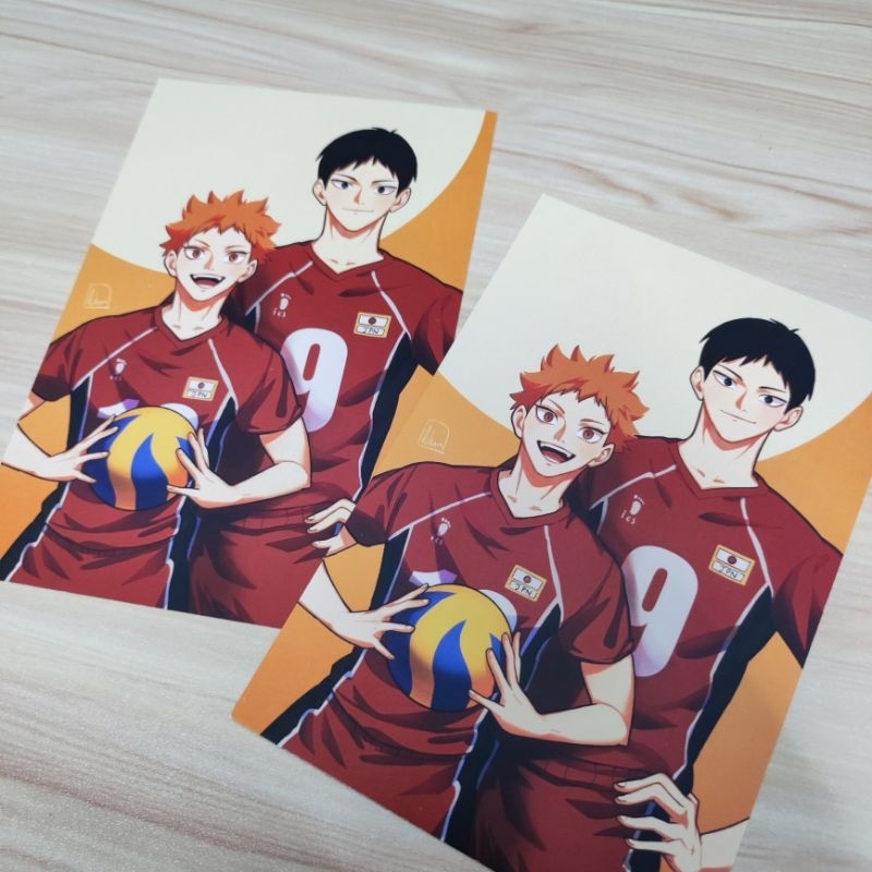 โปสการ์ด Haikyuu Fanart - Kagehina