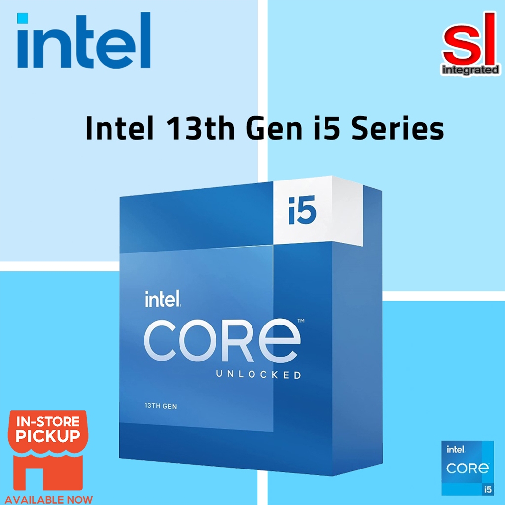 โปรเซสเซอร์ Intel 13th Gen Intel Core - G7400/I3-13100/I3-13100F/I5-13400F/I5-13400/I5-13600KF/I5-13