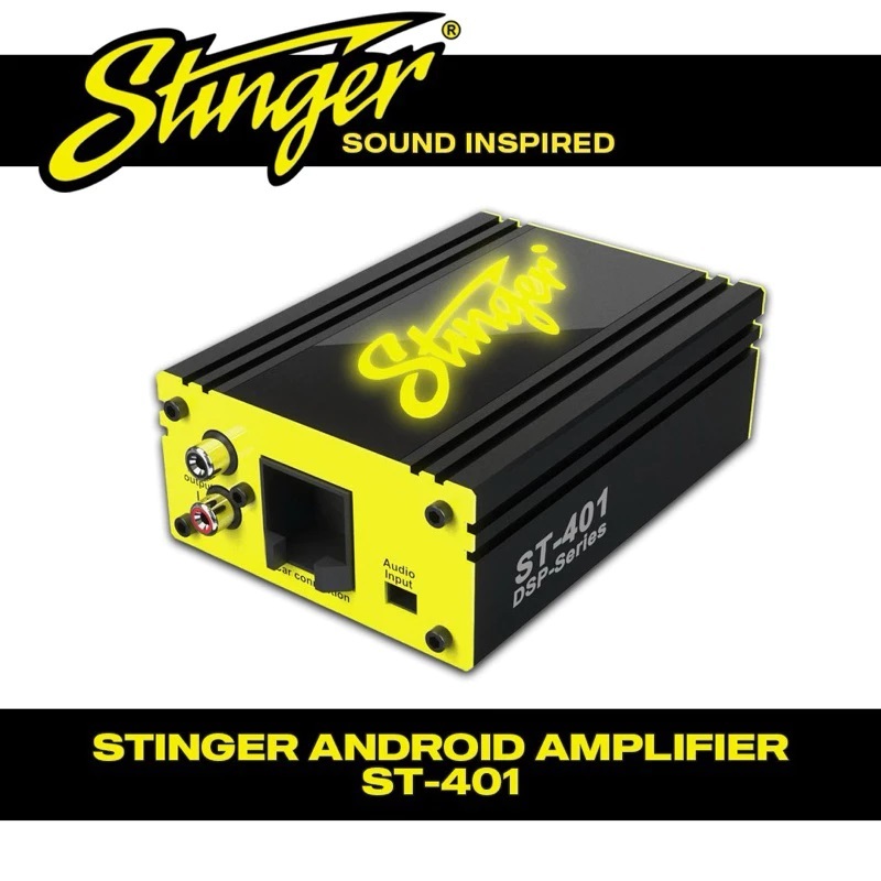 STINGER DSP PLUG & PLAY OEM ANDROID PLAYER 4 CH DSP AMPLIFIER AMP
