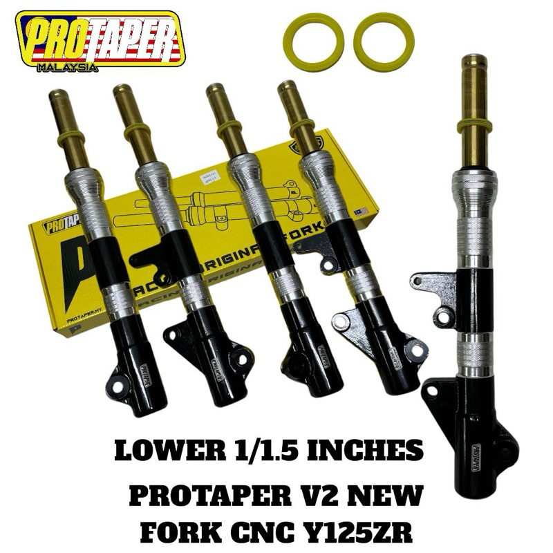 PROTAPER Y125ZR Y125 v2 cnc lay ตะเกียบหน้า depan ล่าง 1.0 1.5 นิ้ว