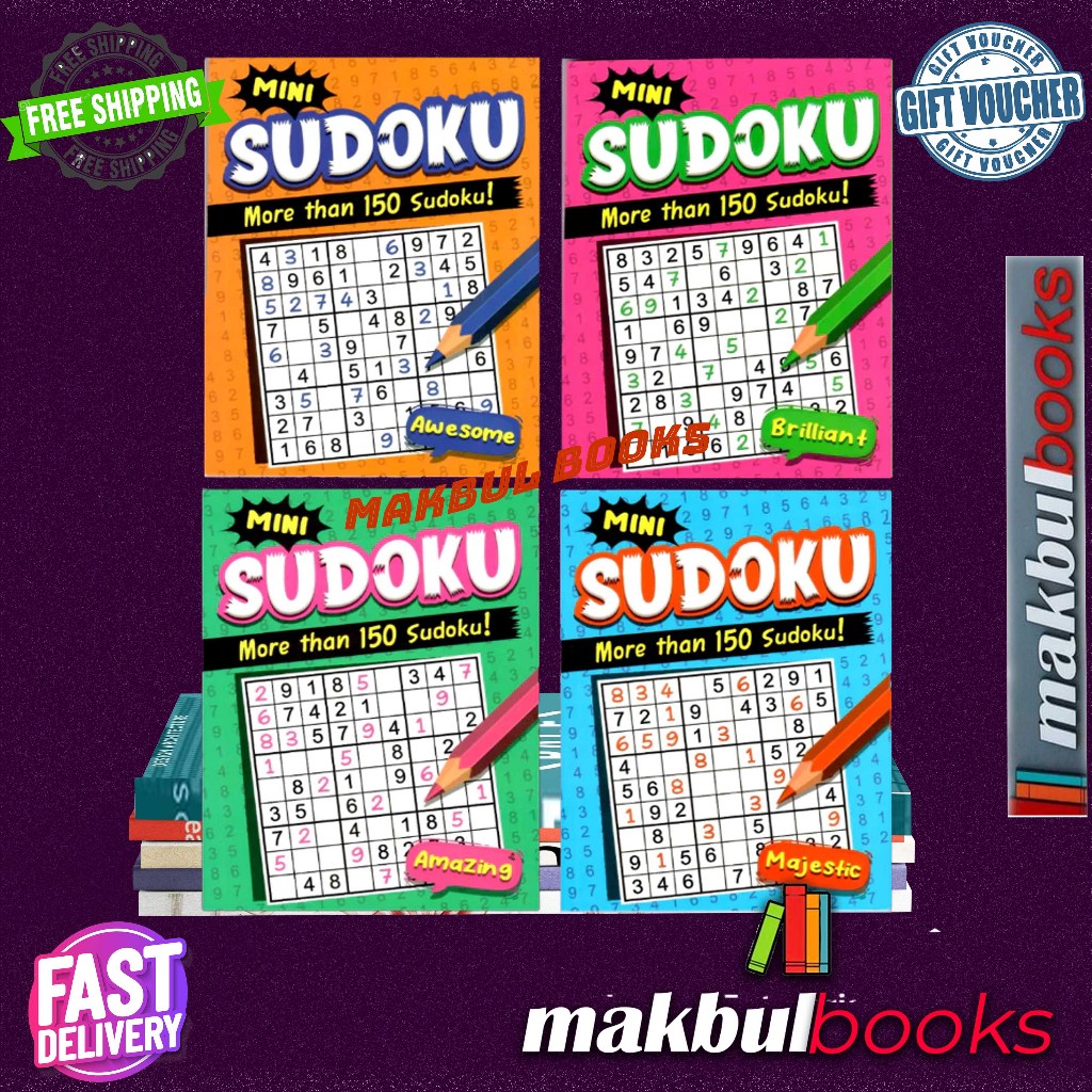 MIND TO MIND: MINI SUDOKU BOOK SERIES ~ มากกว่า 150 SUDOKU!