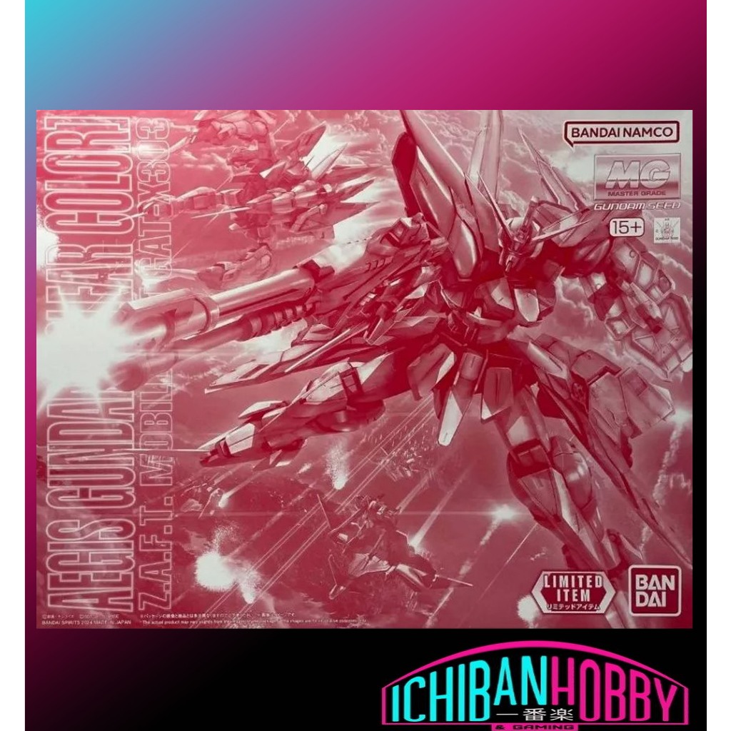 BANDAI MG 1/100 AEGIS GUNDAM (CLEAR COLOR)
