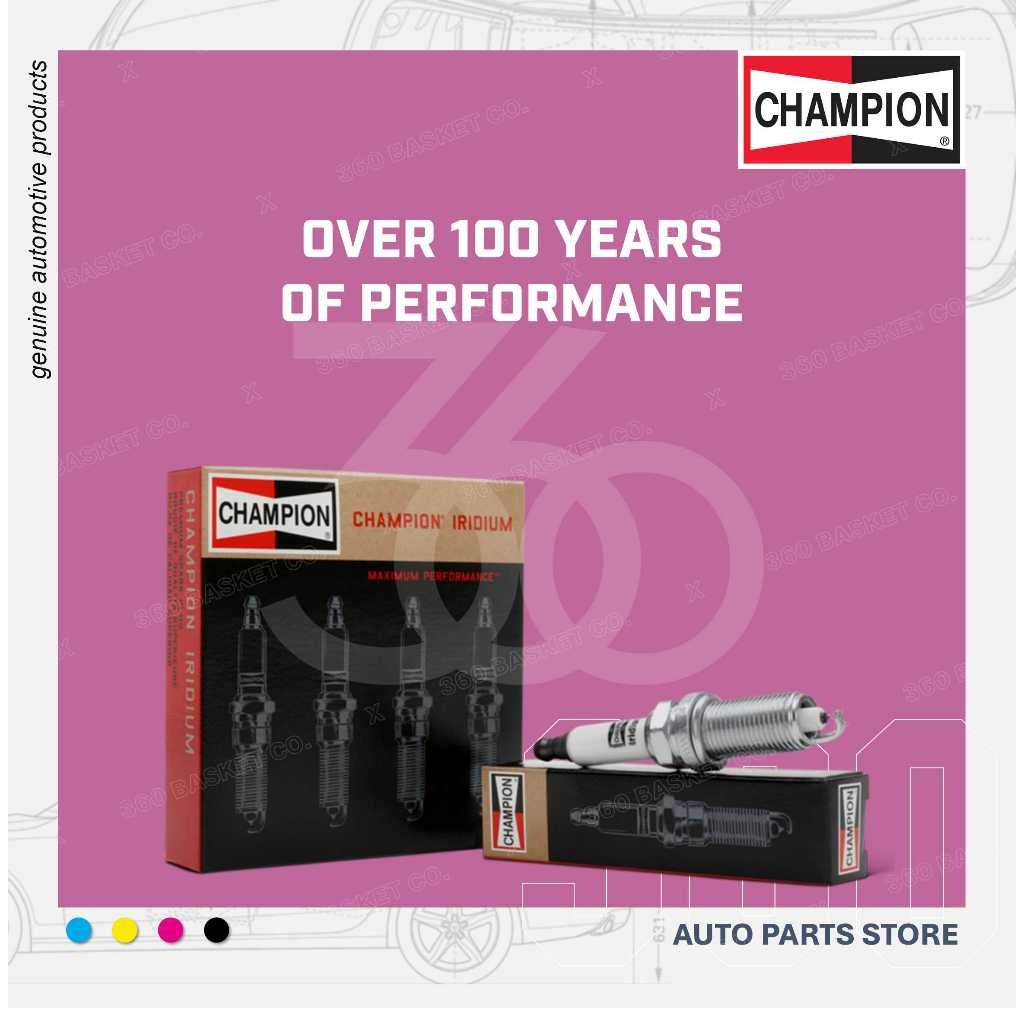 [USA] CHAMPION IRIDIUM SPARK PLUG HONDA ACCORD CIVIC CR-V HR-V SXU22HCR11S SILZKR7C11S