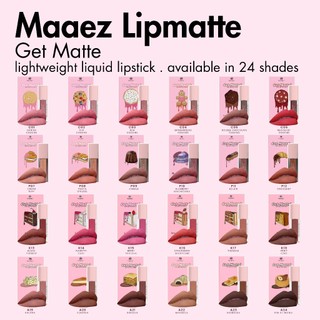 Maaez - Gincu Cecair Matte | Lipmatte (Get Matte)