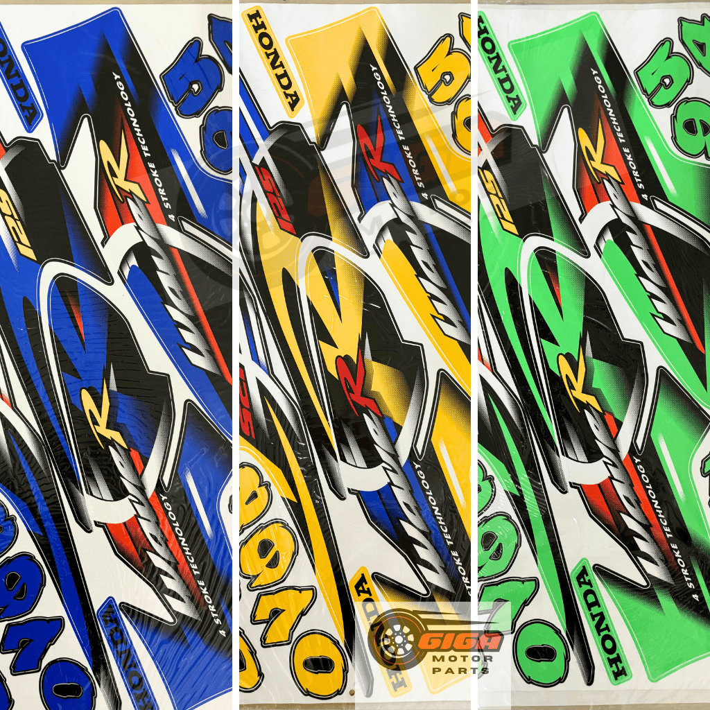 HONDA (1) WAVE 125 R (THAI) W125R STICKER BODY COVER SET STIKER KAVERSET STRIPE