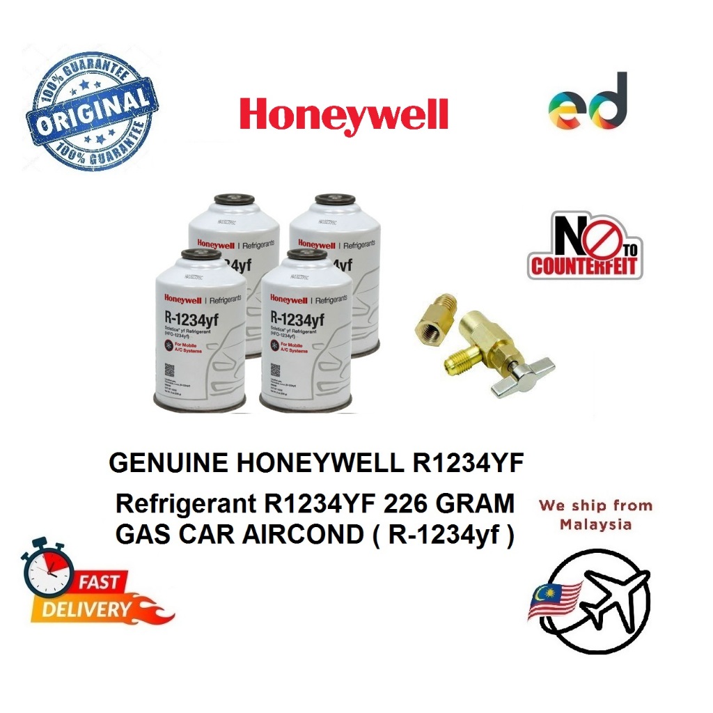 HONEYWELL R1234YF สารทําความเย็น R1234 (226G) รถแก๊ส AIRCOND ( R-1234yf )