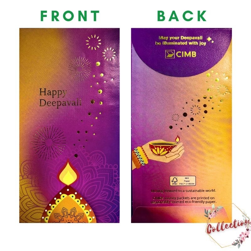 Old Collection Deepavali CIMB Bank Packet Sampul