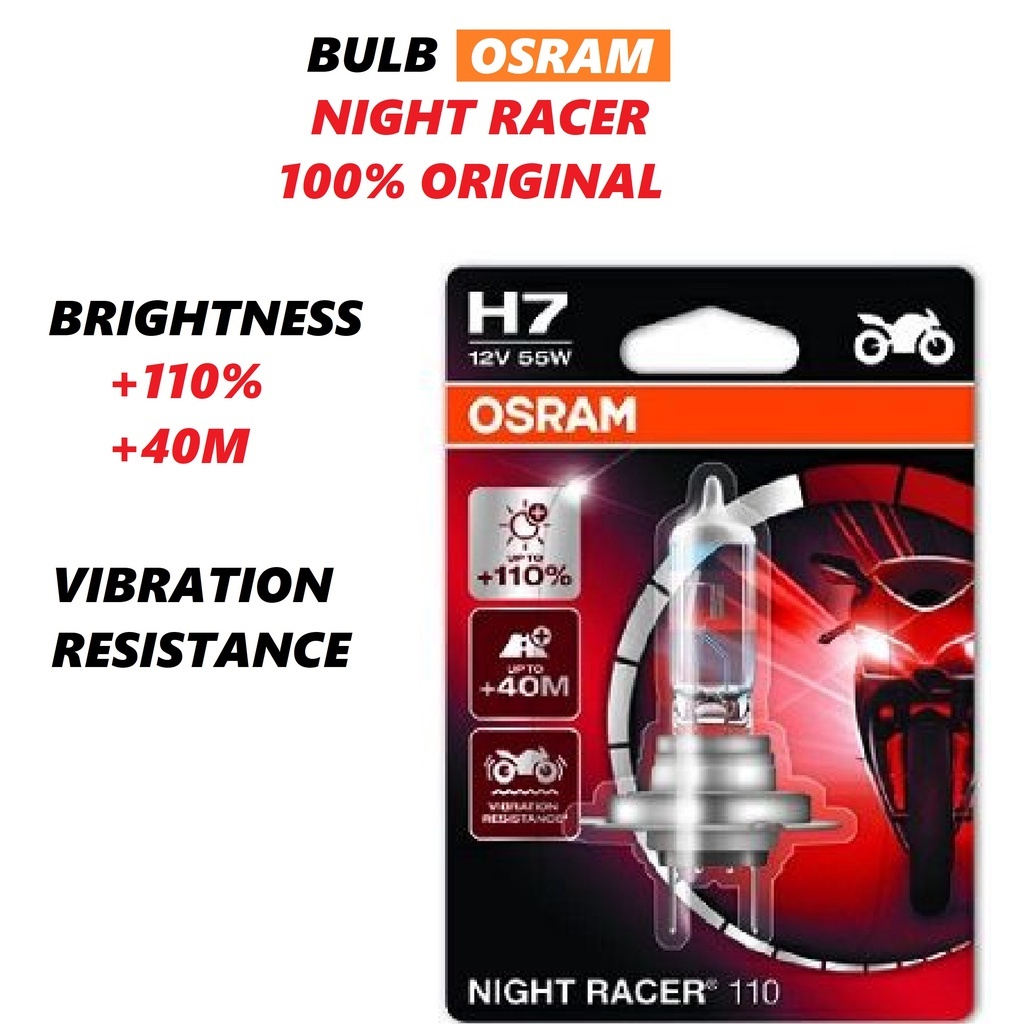 หลอดไฟ H7 OSRAM Night Racer