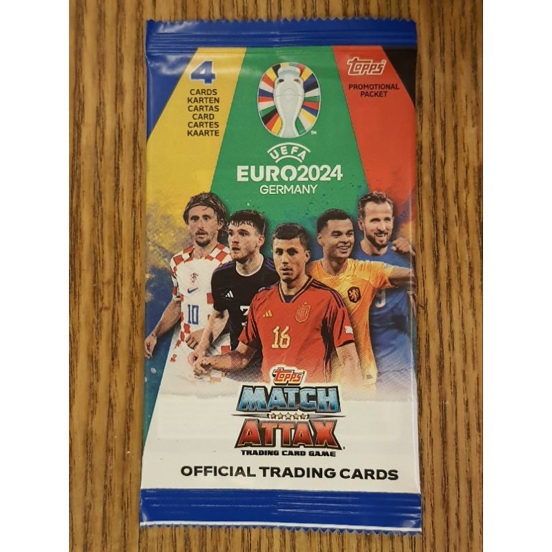 Topps Match Attax Euro 2024 Pack