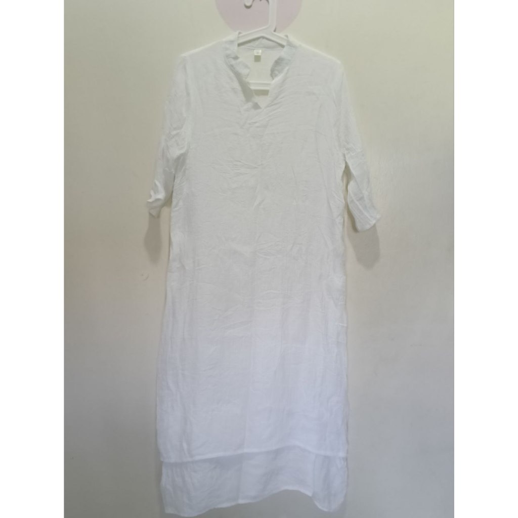 Relove White Dress Long Ladies Women (40 นิ้ว)