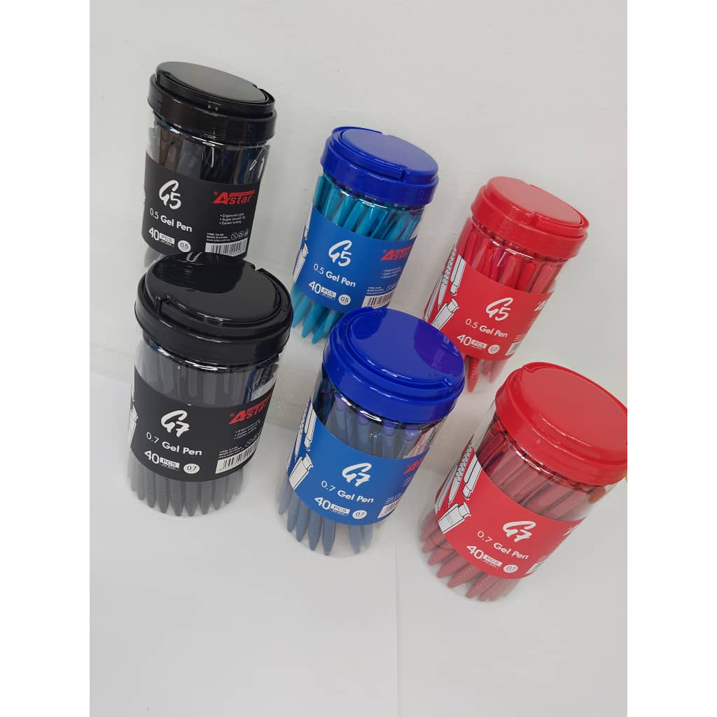 Stok Sedia Pen Gel Astar G5 / Astar G Series Gel Pen 0.5/0.7mm/ 中性笔