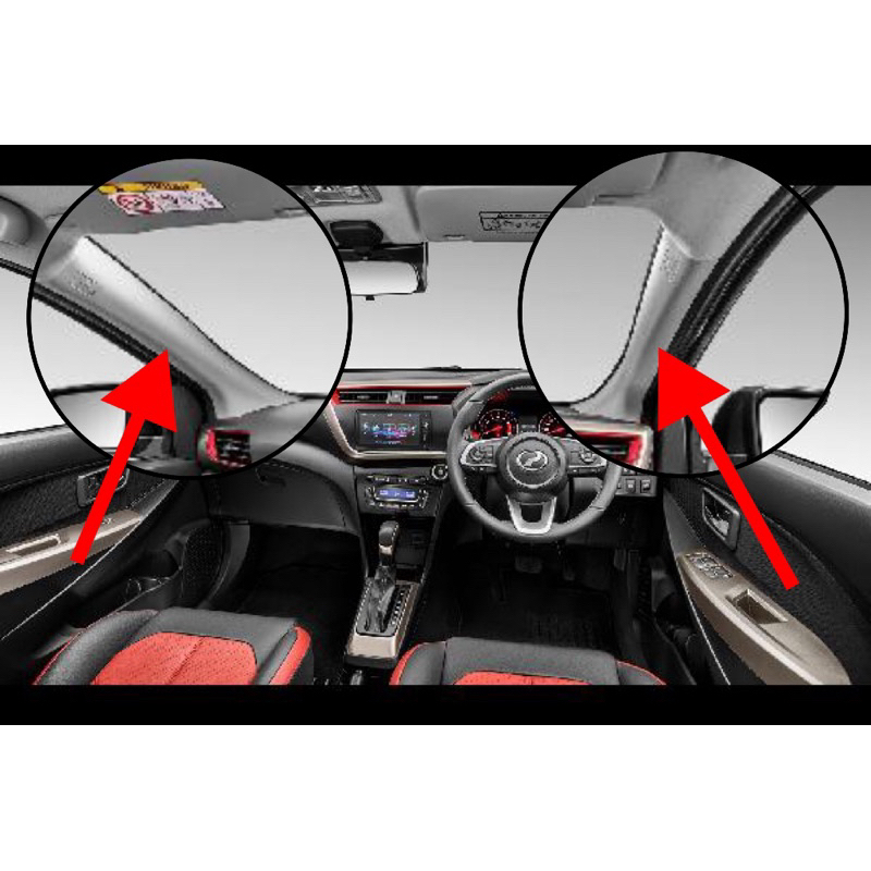 MYVI D20N D51A DCVT 2018-2023 ด้านข้างประตูฝาครอบภายใน GARNISH 62211-BZ550-B0 62212-BZ500-B0