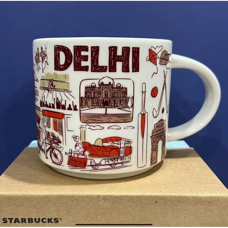 Starbucks Been มีซีรีส์ Delhi/Mumbai (India )mug 14 oz