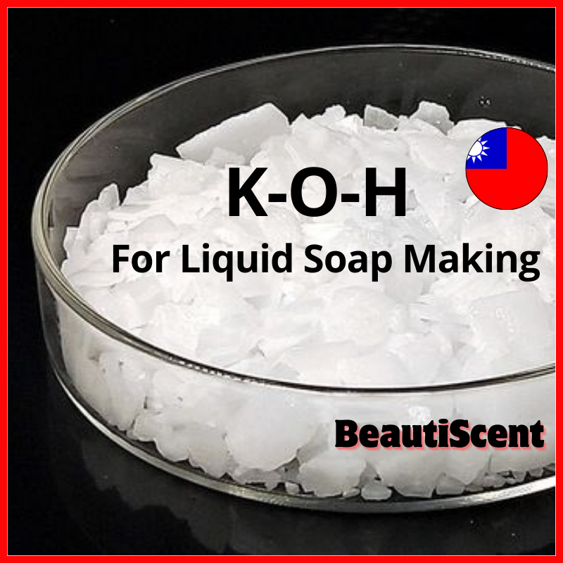 BeautiScent KOH สําหรับทําสบู่เหลว | ทําในไต้หวัน