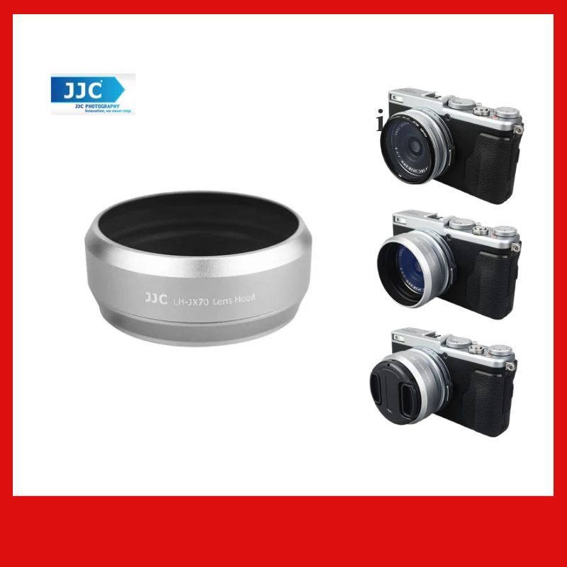 JJC LH-JX70 เลนส์โลหะสีเงินสําหรับ Fujifilm X70