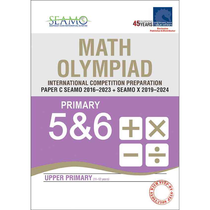 Seamo Math Olympiad International Competition Preparing Paper C Skill-based Primary Math School Assessment Books