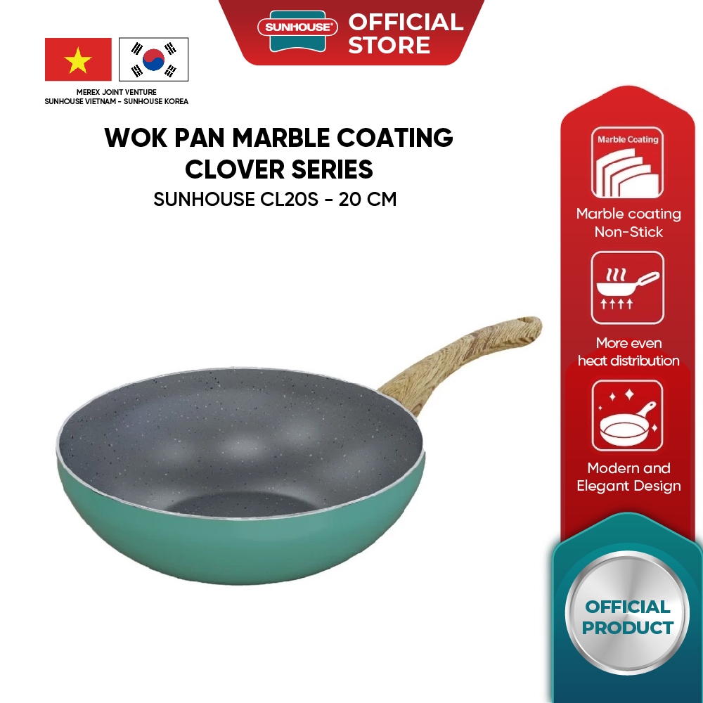 Sunhouse Clover กระทะหินอ่อน CL26S