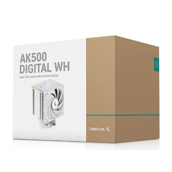 DEEPCOOL AK500 DIGATIAL CPU Air Cooler (สีขาว/ดํา)