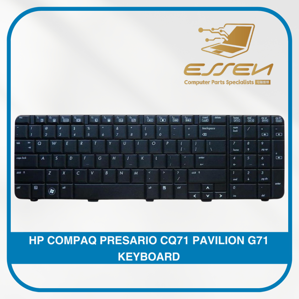 แป้นพิมพ์ทดแทนสําหรับ HP COMPAQ PRESARIO CQ71 PAVILION G71 คีย์บอร์ด