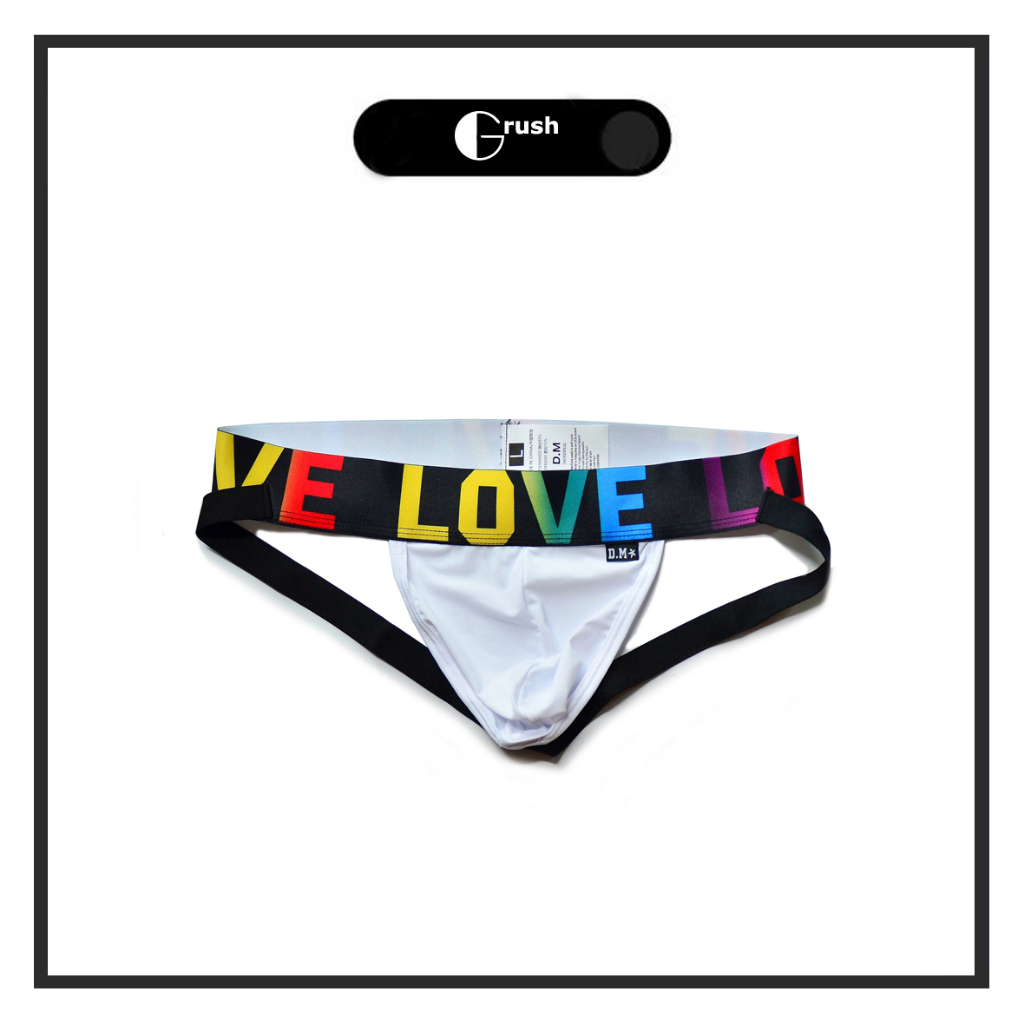 ชุดชั้นใน LOVE Men - Jockstrap (ดํา, ขาว)