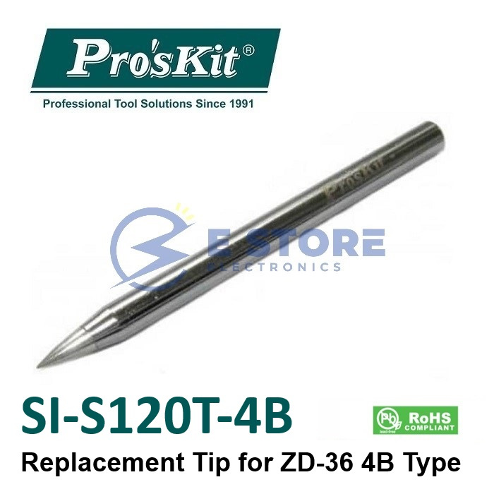 ProsKit SI-S120T-4B ปลายทดแทนสําหรับ SI-S106B / ZD-36