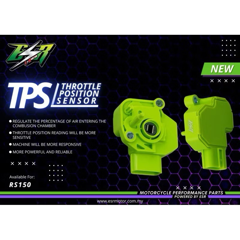 TPS ESR Y16 Rs150 RSX Y15 115Fi v2 NVX V1/V2 LC V8 FI SYM125i VF3i PCX รับประกัน 1 ปี tps rs150 tps 