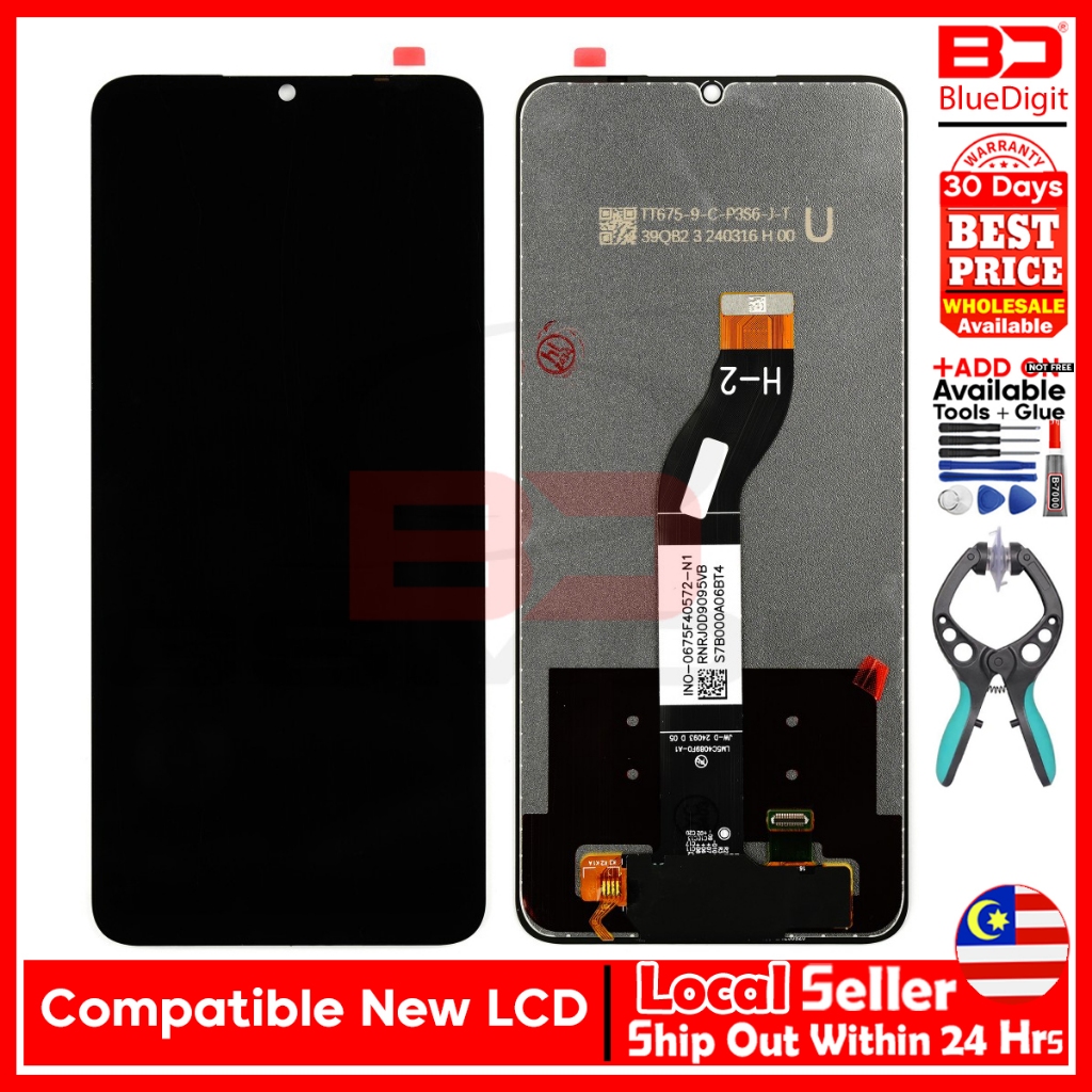 ใช้งานร่วมกับ LCD สําหรับ Redmi 13C 23100RN82L 23106RN0DA/ 13C 5G/ 13R 5G/ POCO C65/ M6 5GTOUCH DISP