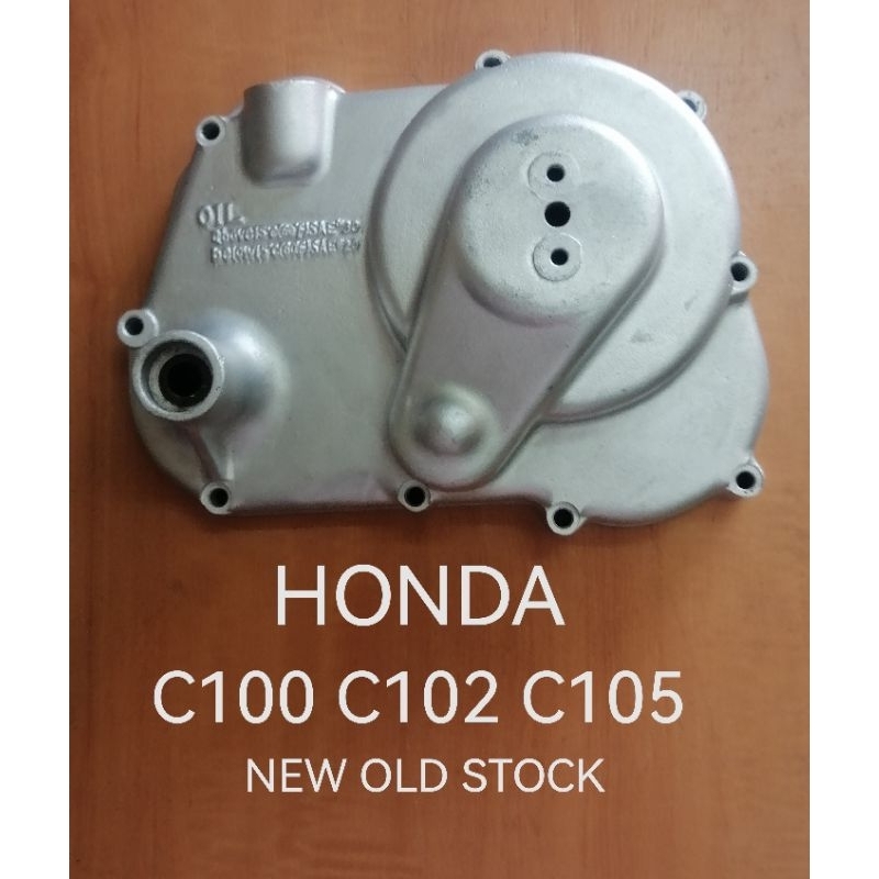 HONDA C100 C102 C105 RIGHT CRANK CASE ฝาครอบคลัทช์ ใหม่ OLD