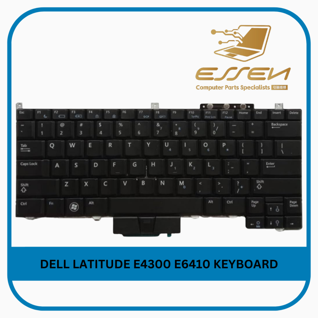 คีย์บอร์ดทดแทนสําหรับคีย์บอร์ด DELL LATITUDE E4300 E6410