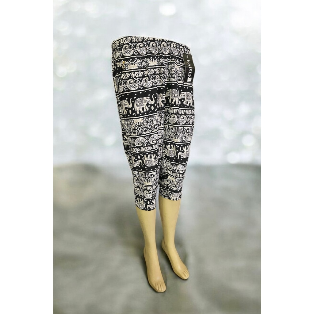 Mwin shop 1073&7706 กางเกงขาสั้นผู้หญิง มีกระเป๋า ซิป/ไม่มีซิป Seluar pendek Wanita 4/5 (ฟรีไซส์)