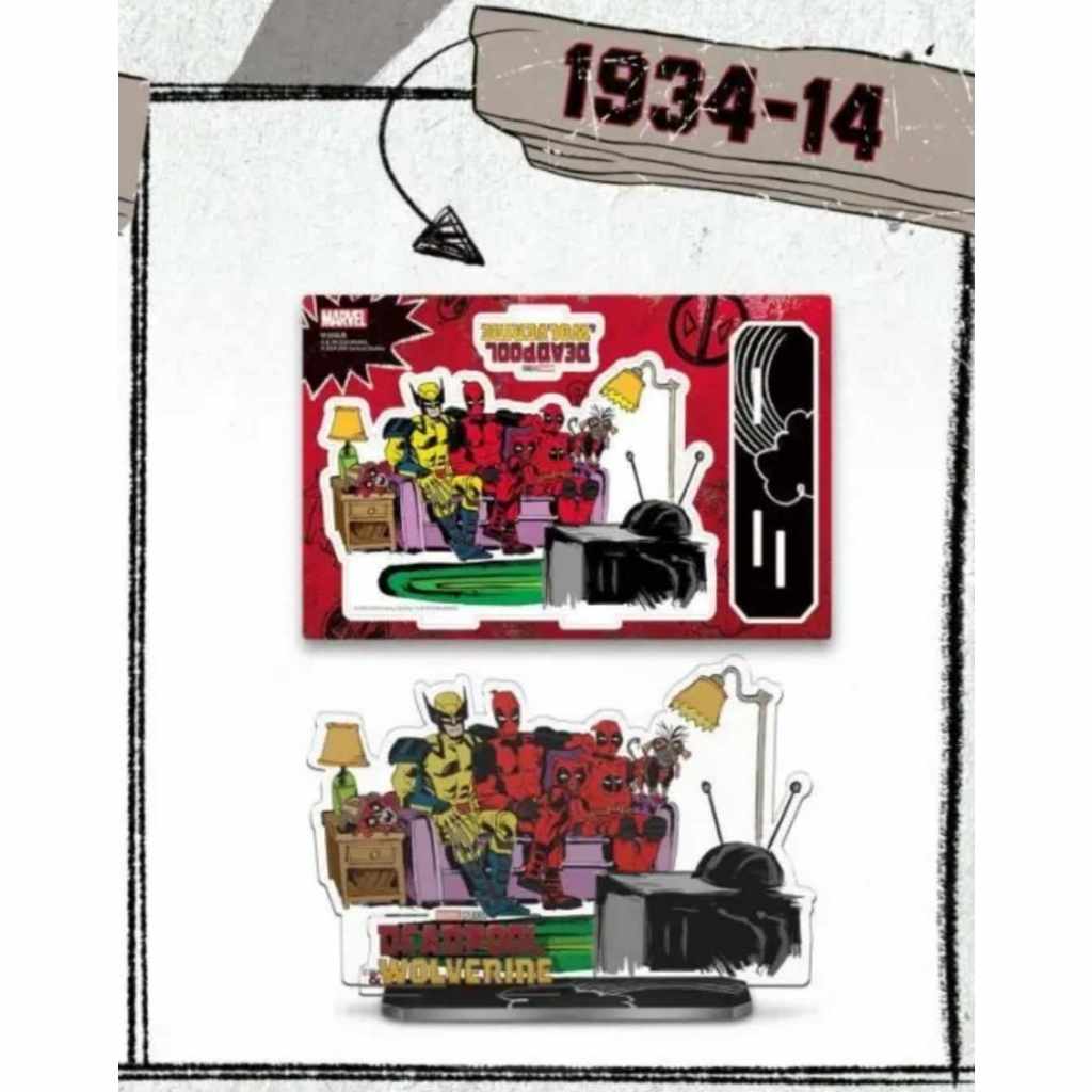 ZD Toys - Deadpool และ Wolverine Movie themed Acrylic Stand Series