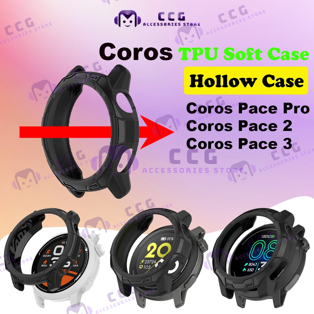 Coros Pace 2 / Pace 3 / Pro TPU Sport Soft Case Coros Pace Protector Casing Smartwatch Bumper Cover 