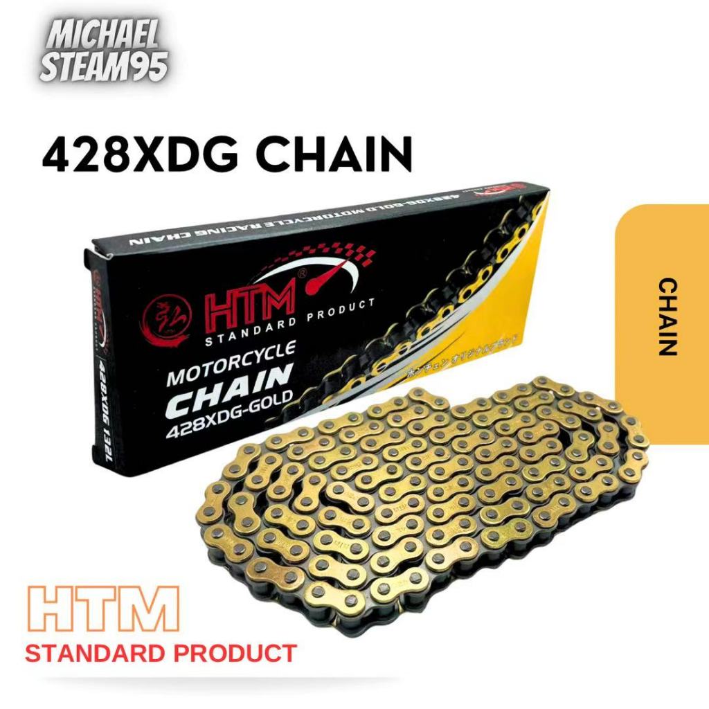 โซ่ทอง 428 122L 132L สําหรับชุดโซ่ชุด EX5 KRISS LC135 Y15 Y16 YTZ5S YB5L YB3L YTZ6V YTX7A YT8V RCB R