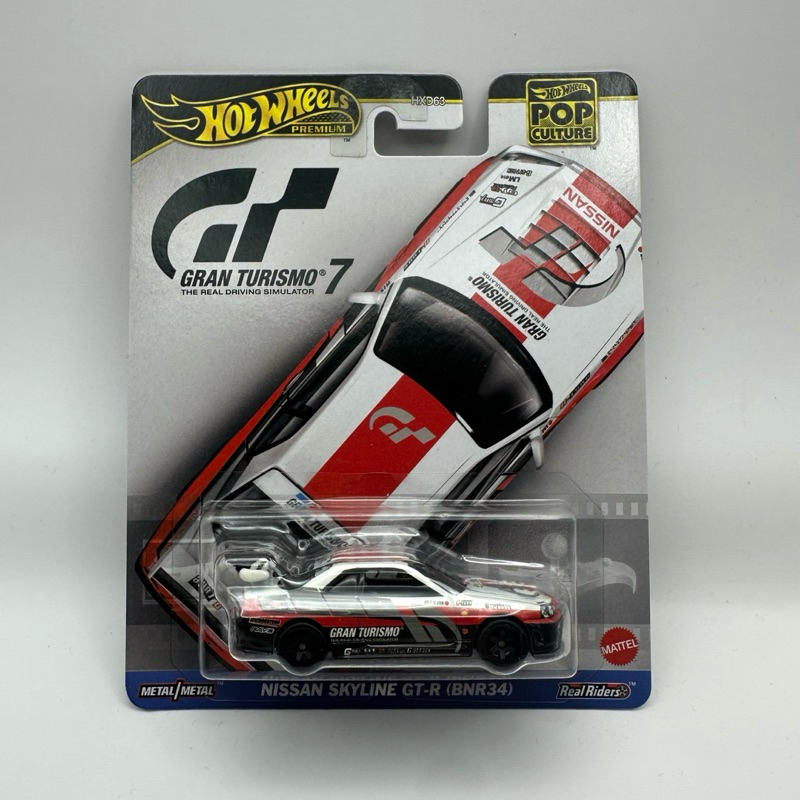 HOT WHEELS POP CULTURE NISSAN SKYLINE GT-R (BNR34) GRAN TURISMO 7