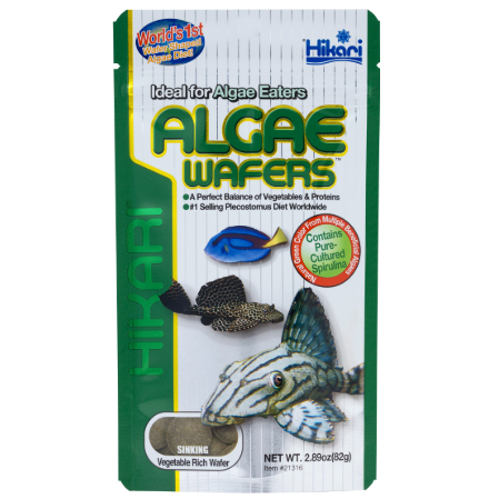 Hikari Tropical Algae Wafers อาหารปลาจม 82g