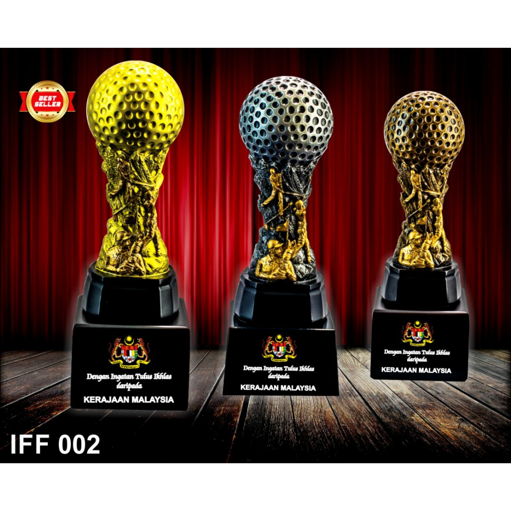 Golf CLASSIC RESIN TROPHY - IFF 002